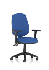 Eclipse Plus II Chair Blue Adjustable Arms KC0028 DD